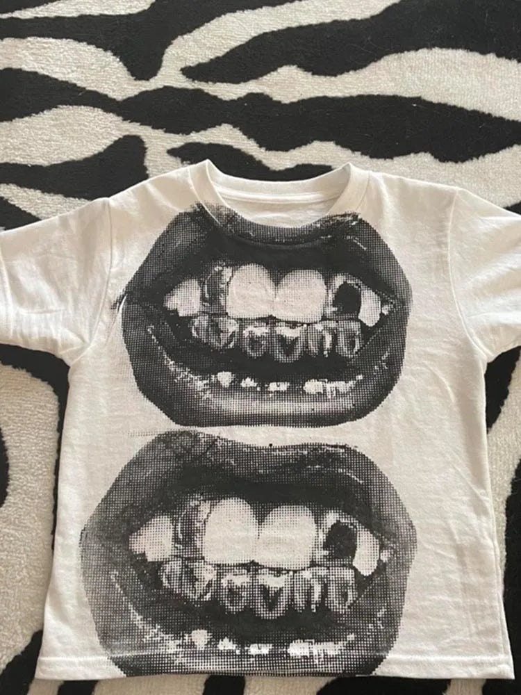 Bite Me - Y2k Baby Tee