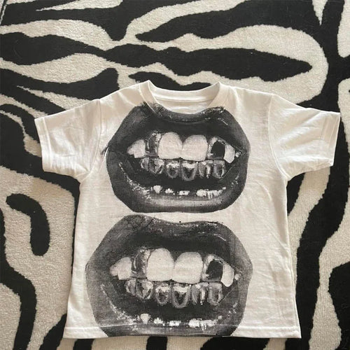 Bite Me - Y2k Baby Tee